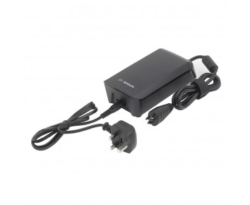 Bosch 4 A charger with UK power cable and operating instructions